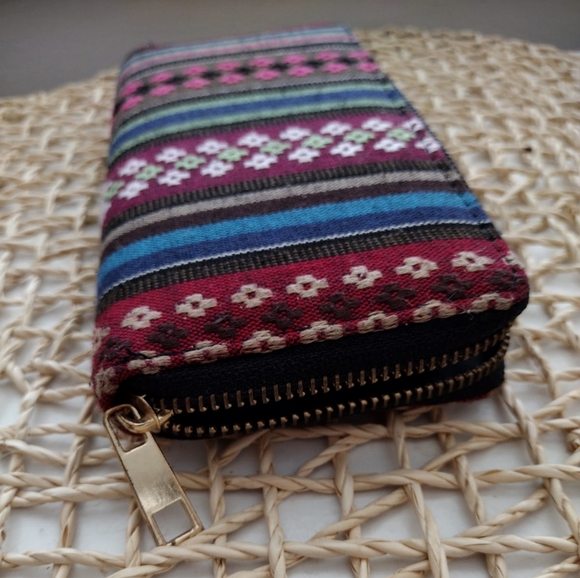 Multi colored long wallet - Picture 3 of 5